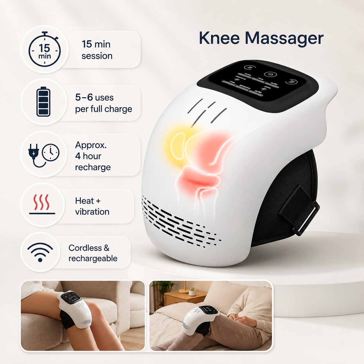 KneeComfort Cordless Massager