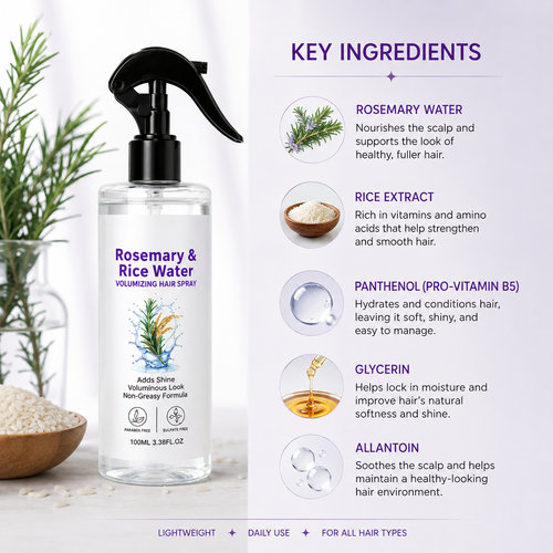 Rosemary & Rice Water Volumizing Hair Spray