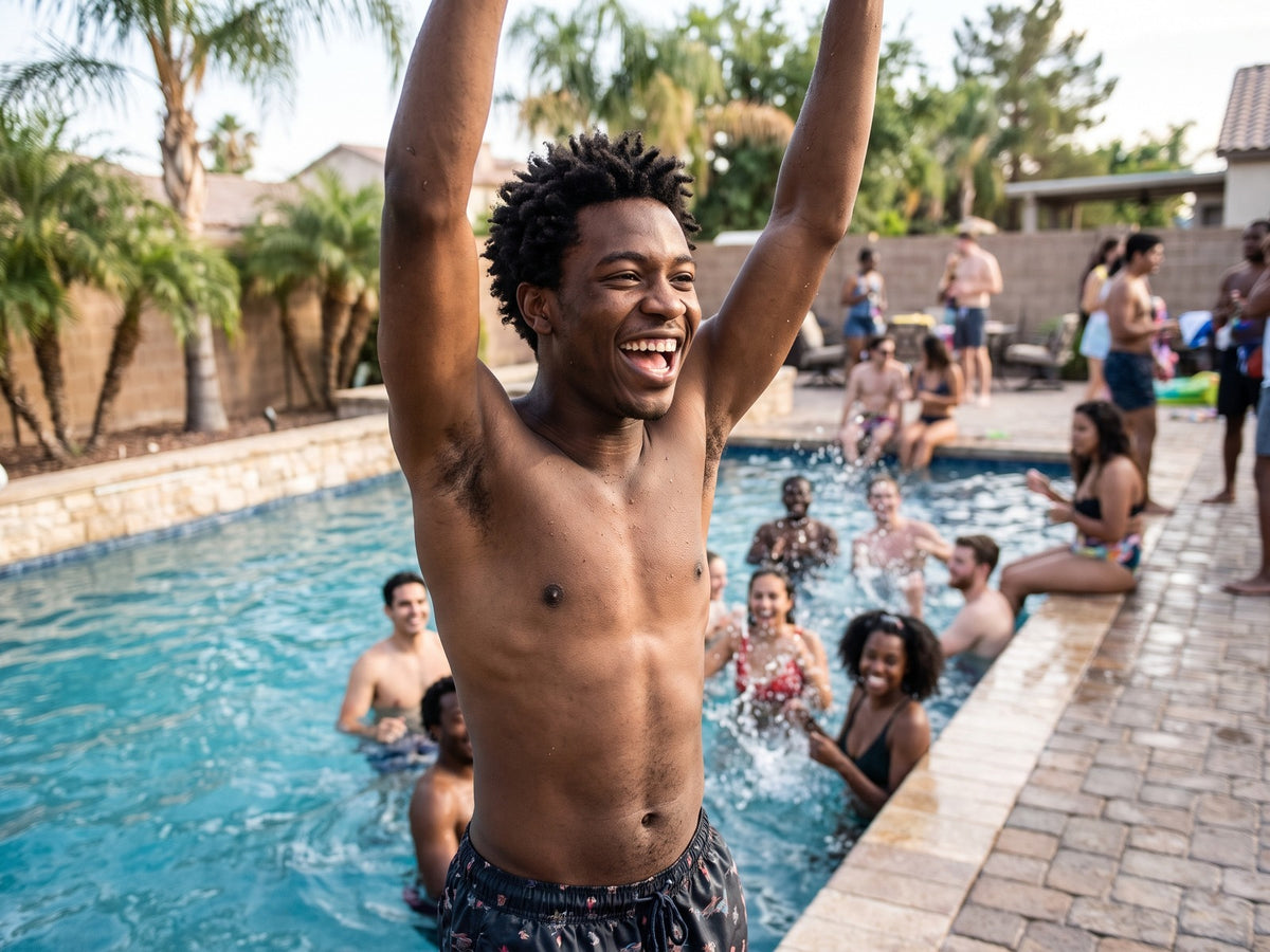 Hair first. Back last. With a towel that finally reaches.