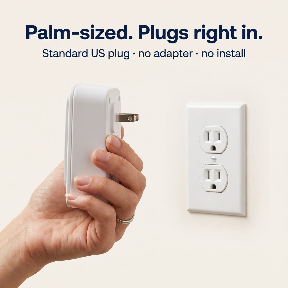 ClearSide Plug-In Air Ionizer for Smoke Smell (US Plug)