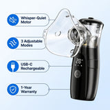 Portable Mesh Nebulizer – Compact, Quiet & Travel Friendly